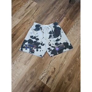 Bowery Supply Co. Grey & Black Tie Dye Streetwear Shorts